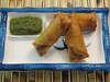 Asian Spring Rolls with Indian Mint Chutney by BDSN
