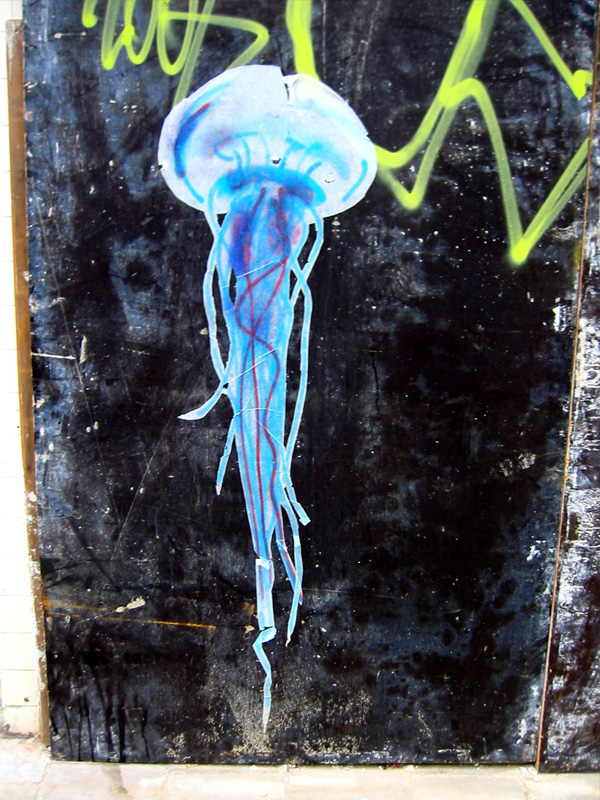 jellyfish paste-up