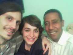 Nico, María e Ibrahim