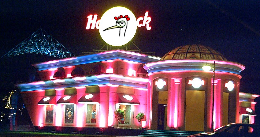 last week i take my first night image and it was for Hard Rock 