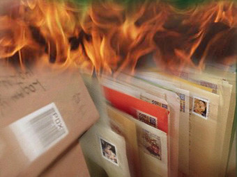 Mail Man Burned The Mail