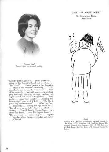 Cynthia Point - Yearbook Page