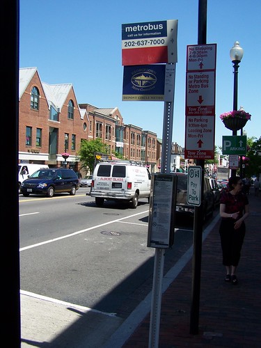 Bus signs, Georgetown