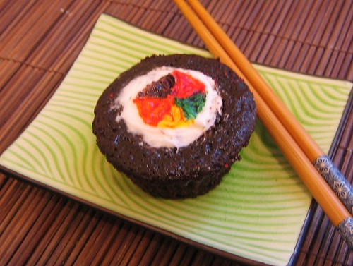 sushi cupcake