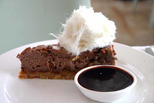 Chocolate and Honeycomb Cheesecake with Fairy Floss