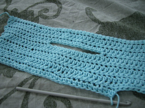 Crochet clutch WIP