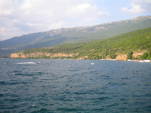 ohrid lake and mtns