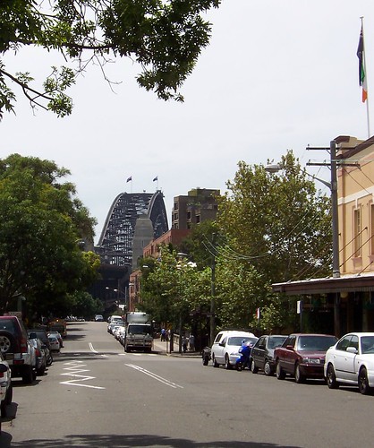 Sydney Harbour Bridge from Cumberland Street