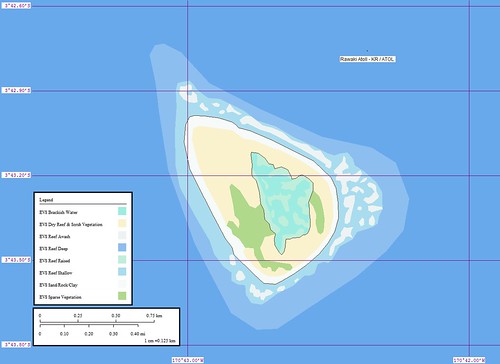 Rawaki Atoll - Map