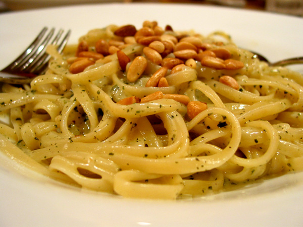 Spaghetti in Pesto