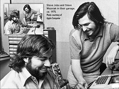 Steve Jobs & Steve Wozniak en 1975