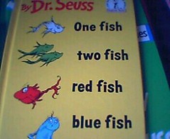 I wrote a book report on One Fish Two Fish in 2nd grade!