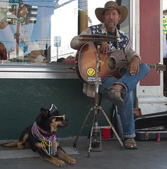 Key West Musician and Dog