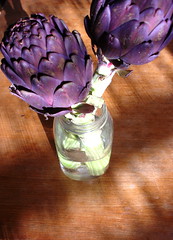 purple Sicilian artichokes