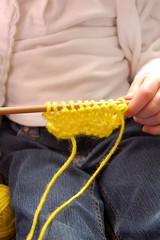 Eden's knitting