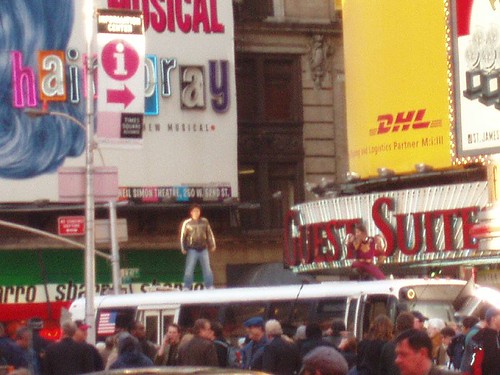Time Square Stunt