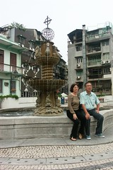 Macau Cathedral Fountain