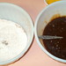 Fresh Ginger Cake - dry ingredients & wet ingredients