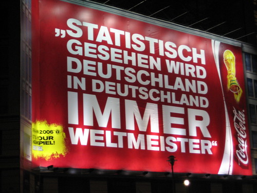 Statistisch gesehen wird Deutschland in Deutschland immer Weltmeister