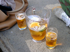 first pimms of the summer