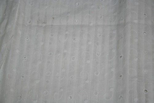 white eyelet fabric from Catrina