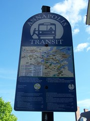 Annapolis transit sign