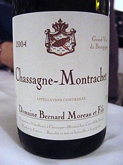 Bernard Moreau Chassagne Montrachet 2004