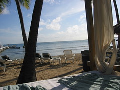 View from the cabana