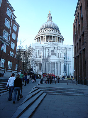 St Paul's seen from Peter's Hill