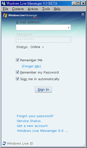 Windows Live Messenger 8.0.0683