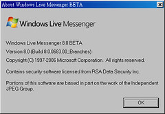 Windows Live Messenger 8.0.0683