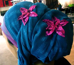 Headwrap in blue