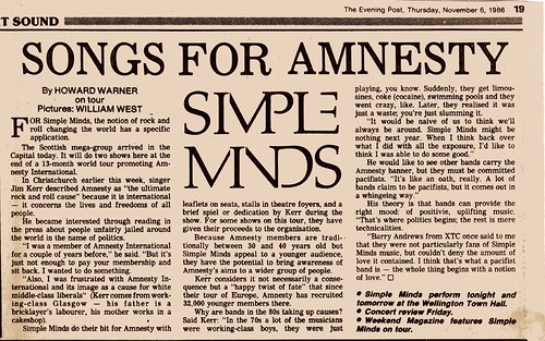 Simple Minds - The Evening Post