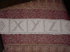 XYZ alphabet blanket