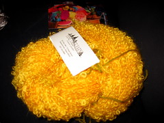 Boucle wool yarn from Maryland Sheep and Wool