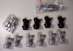 kegging equipment - ball-lock valves