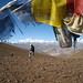 prayer flags and the big mountain