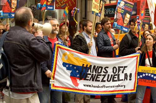 Hands Off Venezuela welcomes President Chávez in London