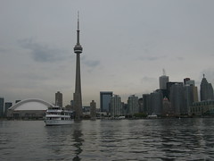 The obligatory cliche shot of the Toronto skyline