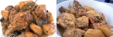 CPA and adobong manok with thick sauce