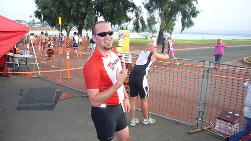 Right after the finish!