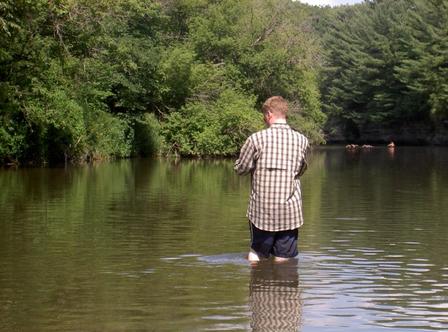 Probably Too Warm For Trout if You Can Wear Shorts in the River