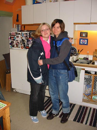 Jennifer and me in her lovely kitchen in Ottawa.