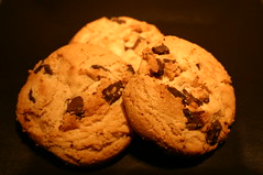chocolate chunk shortbread cookies