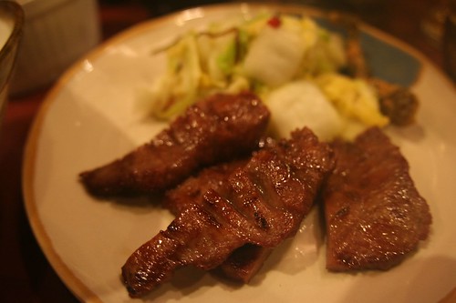 Grilled oxtongue