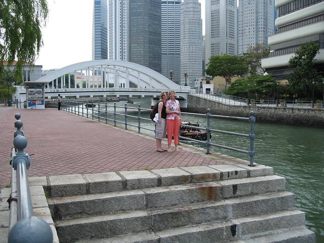Cass and Mom along the Singapore River | Flickr - Photo Sharing!