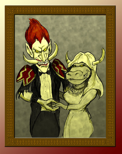 A Tauren and Troll Wedding