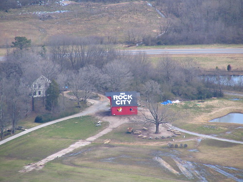 The Rock City Barn you can see from Rock City