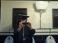 Zorro in the toilet