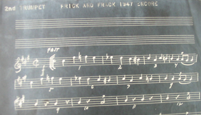 Frick and Frack 1947 Encore.  The 2nd trumpet part
